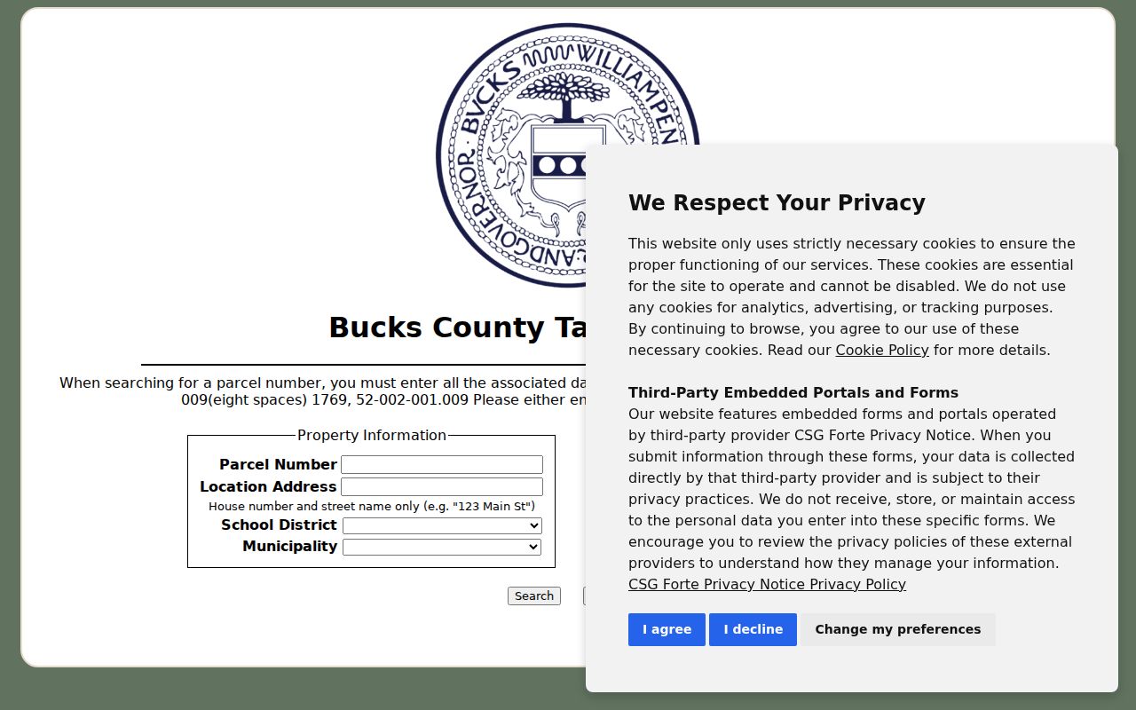 Lower Makefield residents directory Bucks County Tax Claim property search