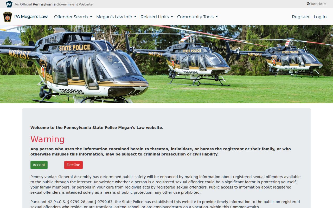 Lower Makefield residents directory Pennsylvania Megan's Law registry