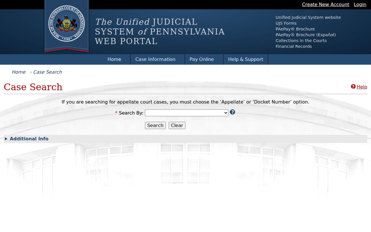 Lower Makefield residents directory Pennsylvania UJS case search